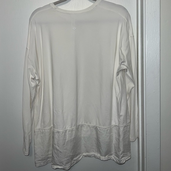 Long Sleeve Lululemon Shirt in White - Picture 2 of 2